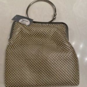 Jessica McLintock Gold Beaded Evening Bag - NWT